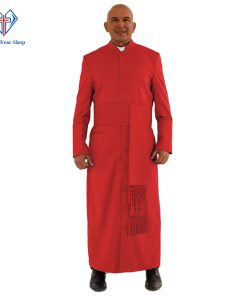 Luxurious Red Clergy Robe for Spiritual Celebrations