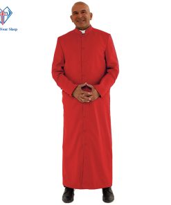 Luxurious Red Clergy Robe for Spiritual Celebrations