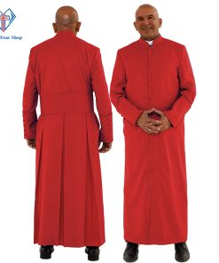 Luxurious Red Clergy Robe for Spiritual Celebrations