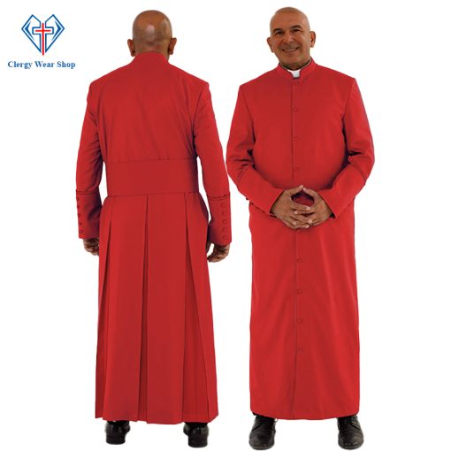 Luxurious Red Clergy Robe for Spiritual Celebrations