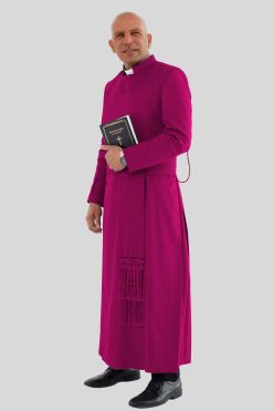Refined Anglican Cassock Red Purple