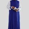 Royal Blue Clergy Chimere for Worship