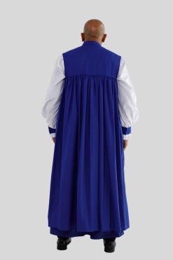 Royal Blue Clergy Chimere for Worship (4)