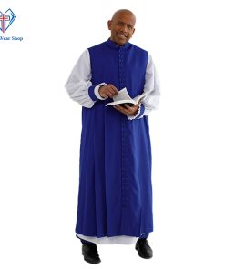 Royal Blue Clergy Chimere for Worship - Clergy Wear Shop ™