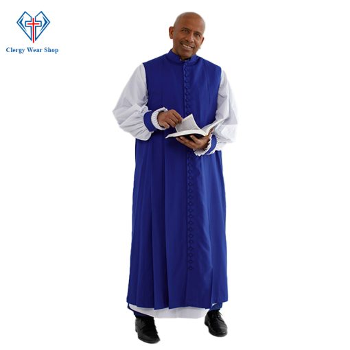 Royal Blue Clergy Chimere for Worship - Clergy Wear Shop ™