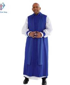 Royal Blue Clergy Chimere for Worship - Clergy Wear Shop ™