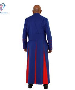 Blessed Style Clergy Robe with Red Trim - Clergy Wear Shop ™