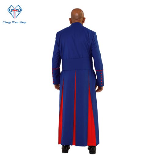 Blessed Style Clergy Robe with Red Trim - Clergy Wear Shop ™