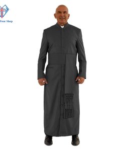 Celestial Black Clergy Robe for Service