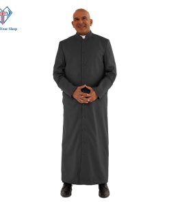 Celestial Black Clergy Robe for Service