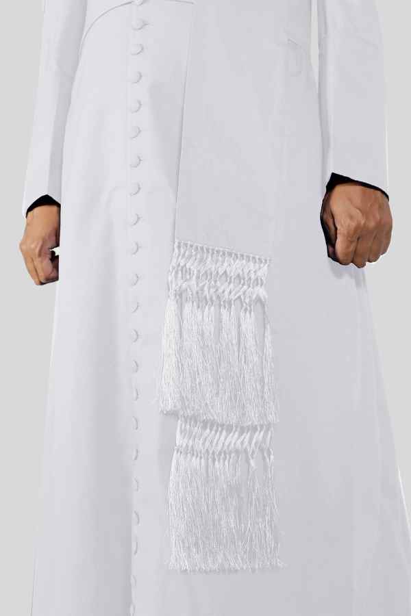 White Clerical Cassock