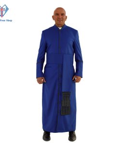 Holy Dignity Clergy Robe with Black Trim - Clergy Wear Shop ™