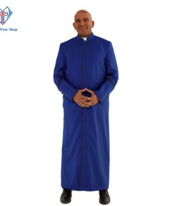 Holy Dignity Clergy Robe with Black Trim - Clergy Wear Shop ™