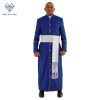 Royal Blue Clergy Robe with White Trim