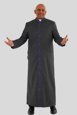 Sanctified Black Clergy Robe