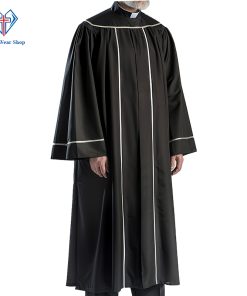 Black Minister’s Pulpit Robe