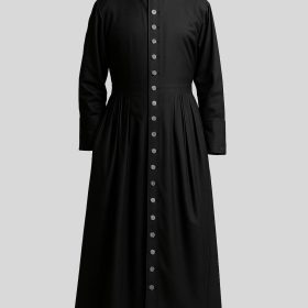 Classic Black Clergy Robe for Pastor & Minister