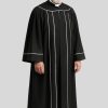 Black Minister’s Pulpit Robe