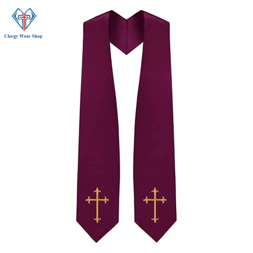 Maroon Choir Stoles