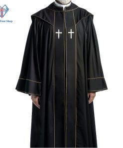 Men's Black Pulpit Robe