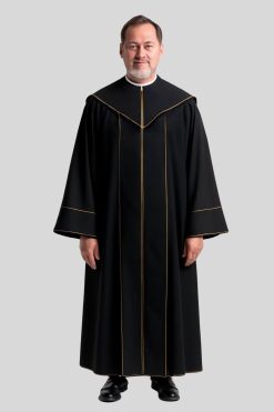 Men's Black Pulpit Robe