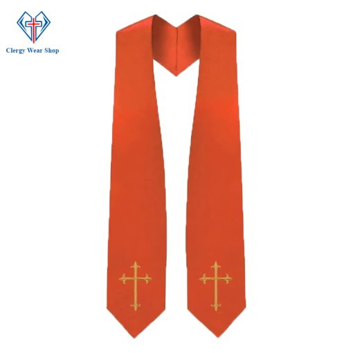 Orange Choir Stoles