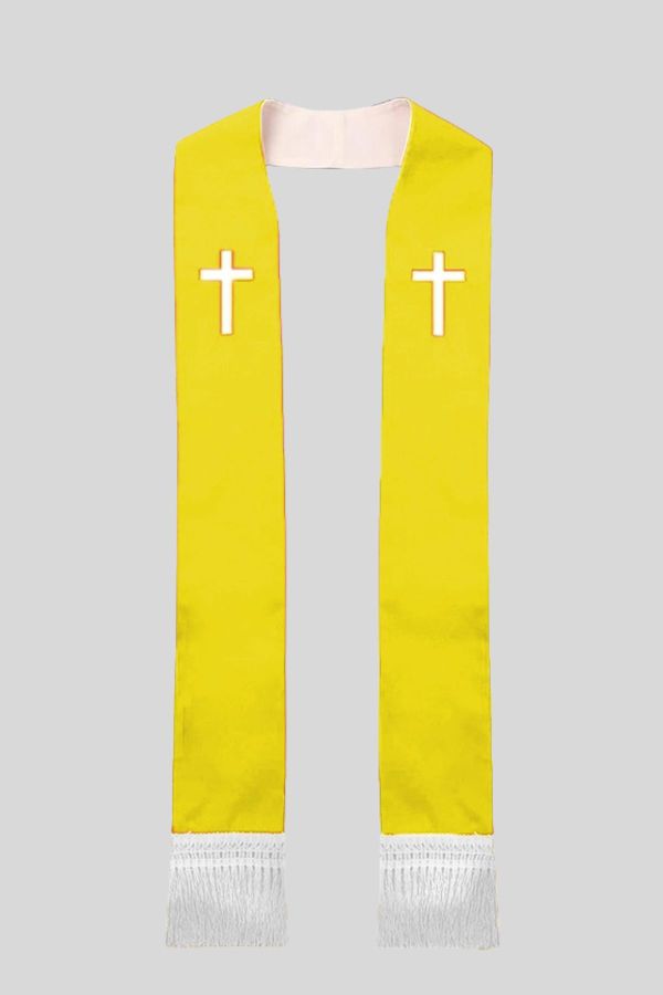 Elegant Pastor Stole for Church and Worship Services