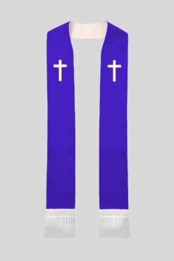 Elegant Pastor Stole for Church and Worship Services
