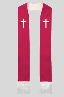 Elegant Pastor Stole for Church and Worship Services