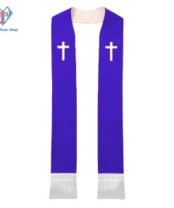 Royal Blue Pastor Stole for Worship