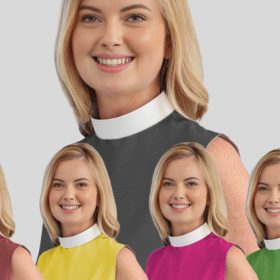 Ladies Neckband Clergy Bib with Comfortable Fit