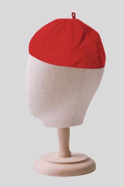 Red Zucchetto Cap for Clergy in Traditional Fit