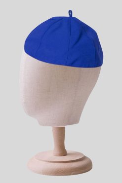 Royal Blue Zucchetto Cap for Clergy Ceremonies