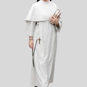 Classic White Nun Outfit for Women in Clean Design