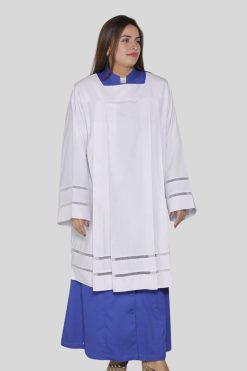 Clergy Surplice with Lace Trim