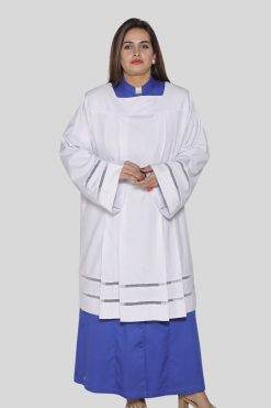 Clergy Surplice with Lace Trim
