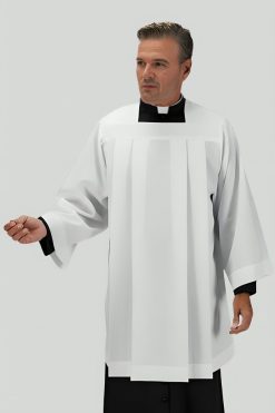Formal Pleated Clergy Surplice