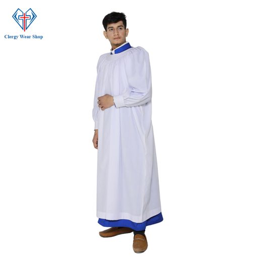 Men’s Clergy Rochet Gathered Sleeves & Cuffed Style