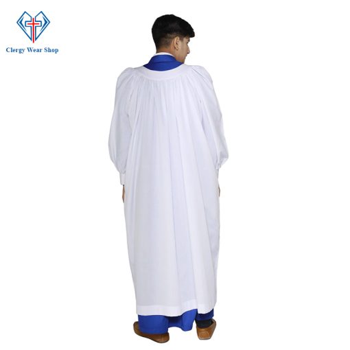 Men’s Clergy Rochet Gathered Sleeves & Cuffed Style