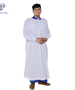 Men’s Clergy Rochet Gathered Sleeves & Cuffed Style