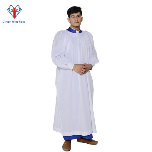 Men’s Clergy Rochet Gathered Sleeves & Cuffed Style