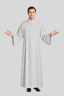 Mens White Alb Robe