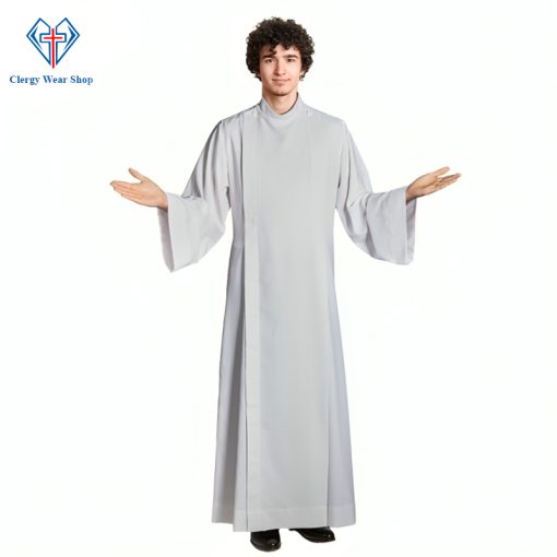 Mens White Alb Robe