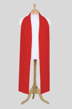 Red Clergy Tippet for Bishops and Senior Clergy