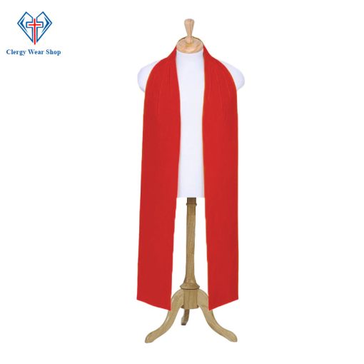 Red Clergy Tippet for Bishops and Senior Clergy