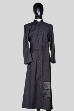 Traditional Black Priest Cassock
