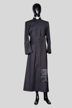 Traditional Black Priest Cassock