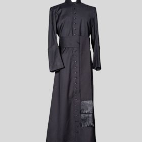 Traditional Black Full-Length Priest Cassock by Holy Clergy
