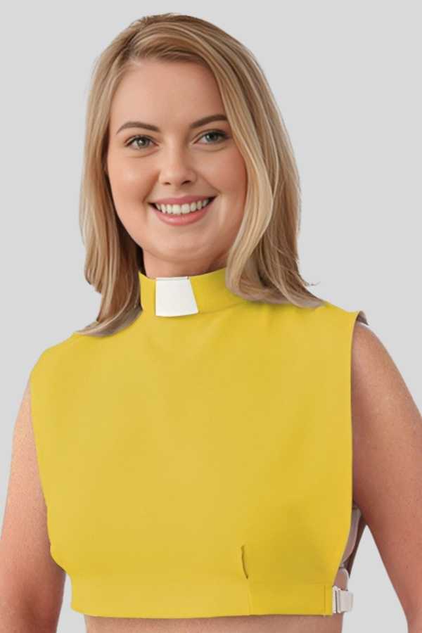 Women's Tab Collar Clergy Bib with Tailored Fit