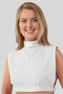Women's Tab Collar Clergy Bib with Tailored Fit
